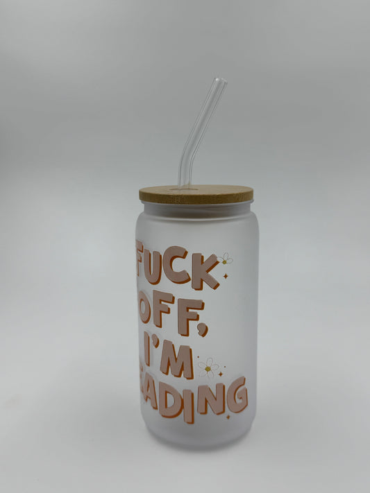 F off I’m Reading Plastic Can Cup