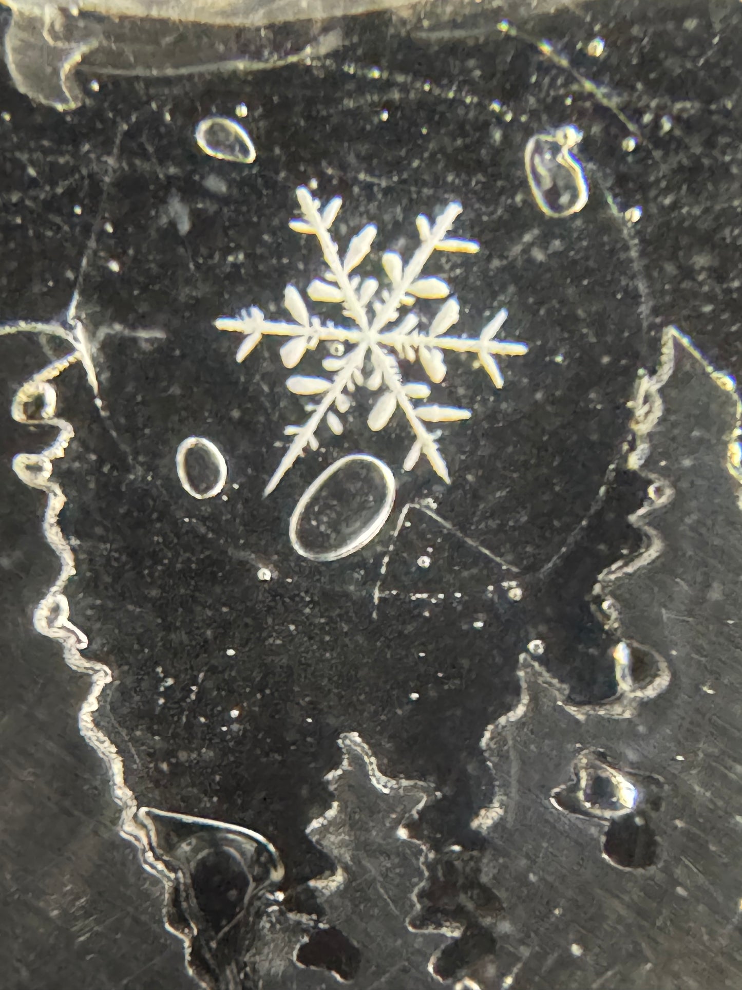 Bear Snowflake Pendant 010926-02