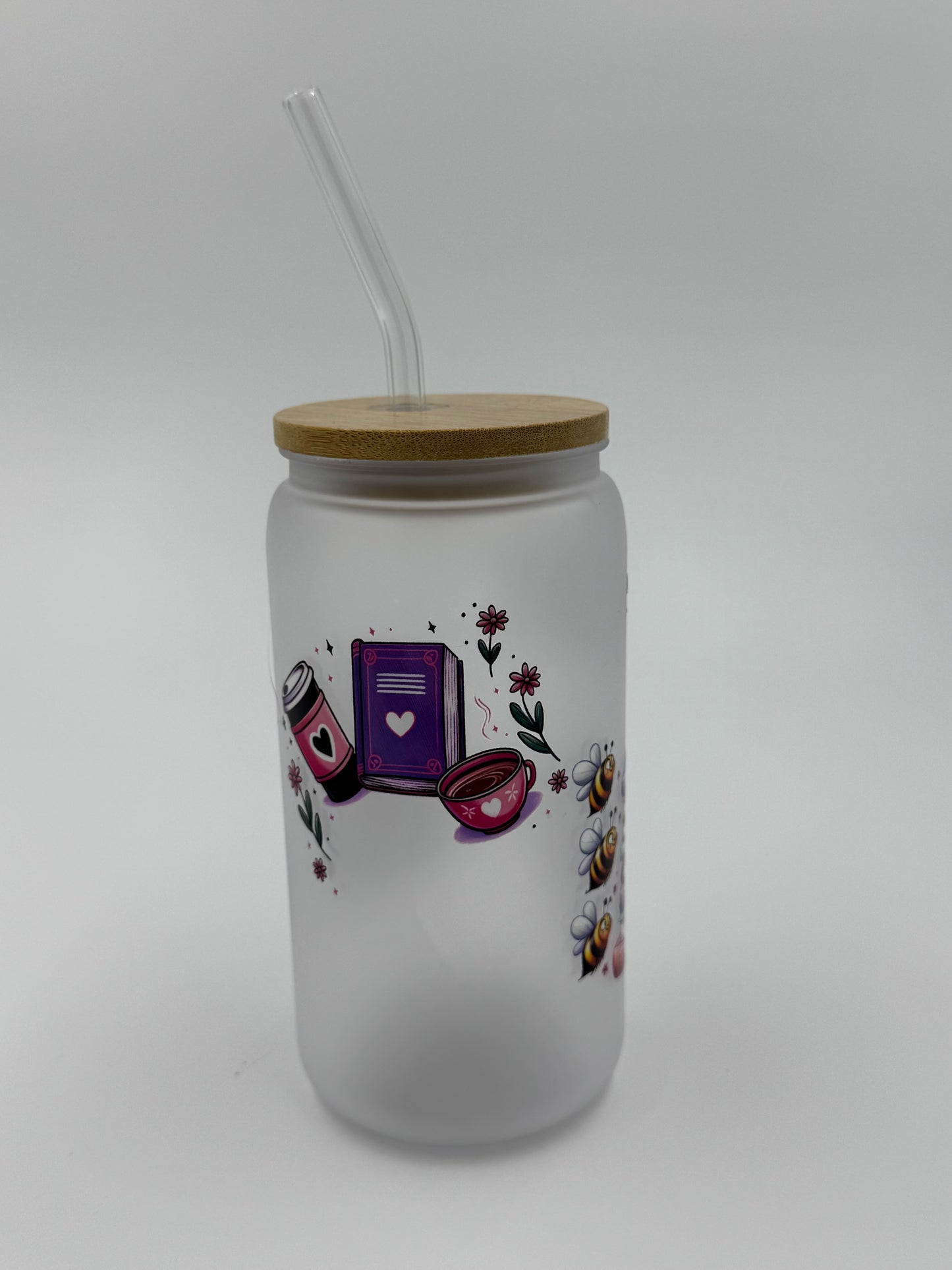 Bookish Plastic Can Cup