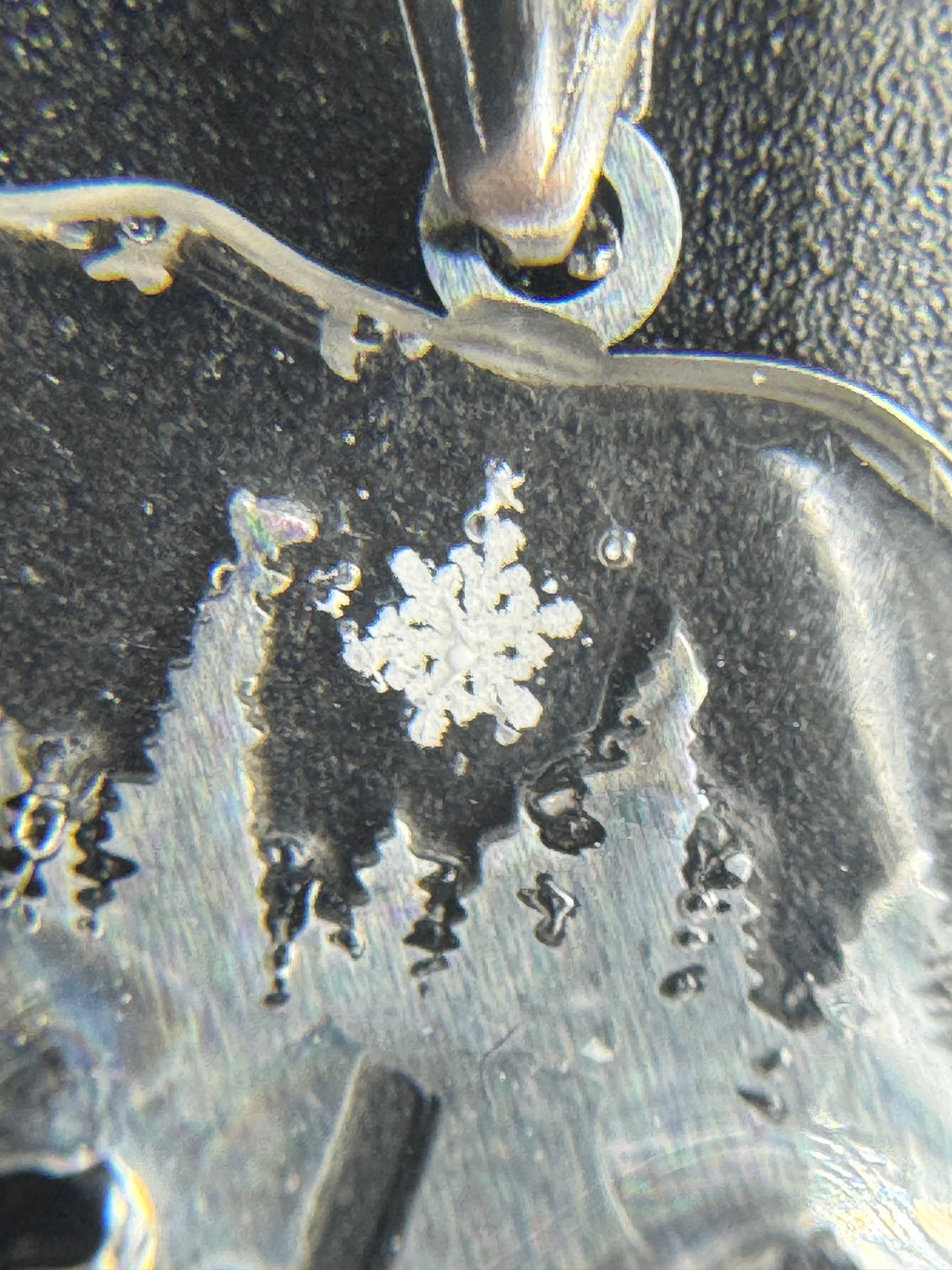 Bear Snowflake Pendant 013126-02