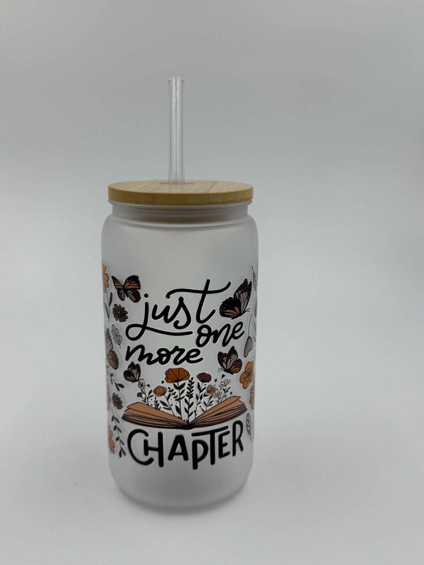 “Just One More Chapter” Plastic Can Cup