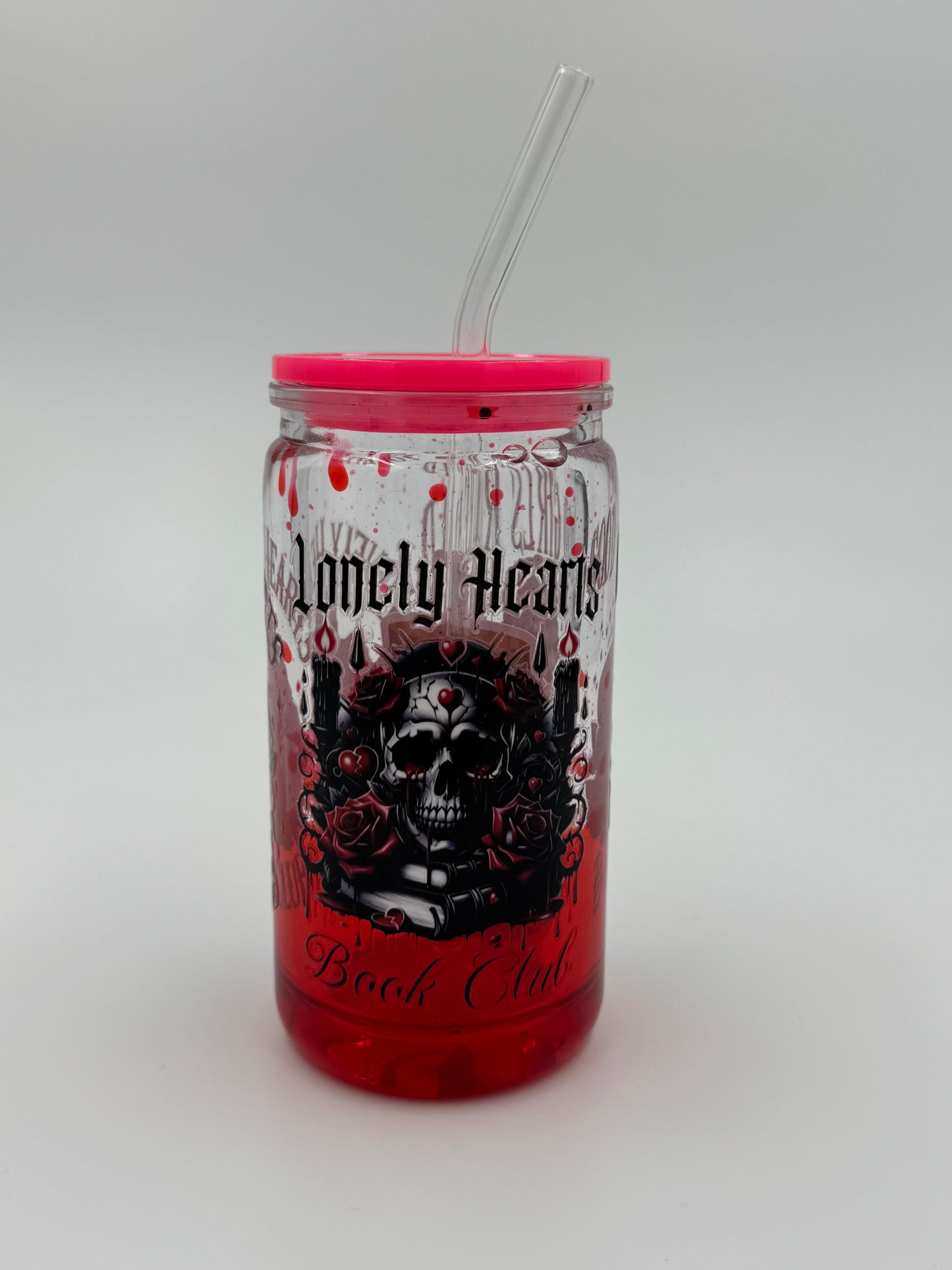 Bookish Lava Drip Can Cup