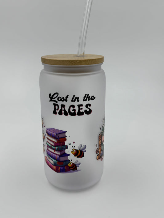 Bookish Plastic Can Cup