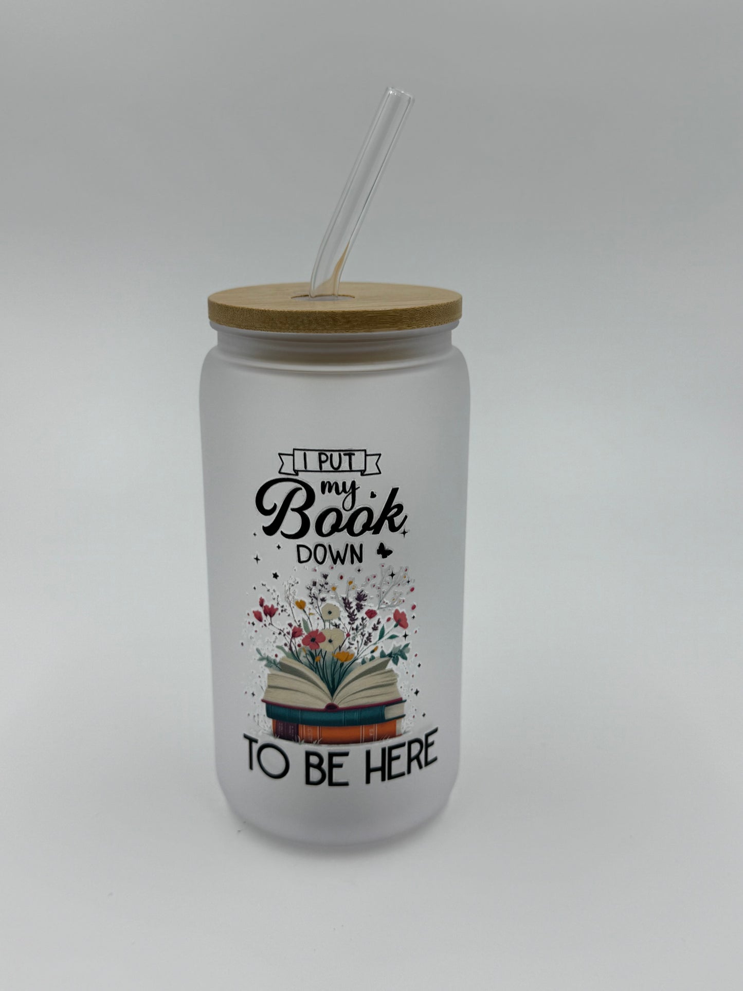 Bookish Plastic Can Cup
