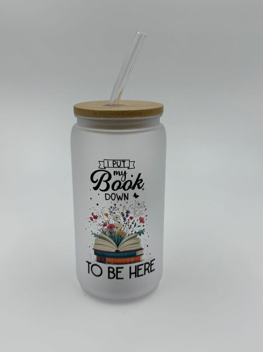 Bookish Plastic Can Cup