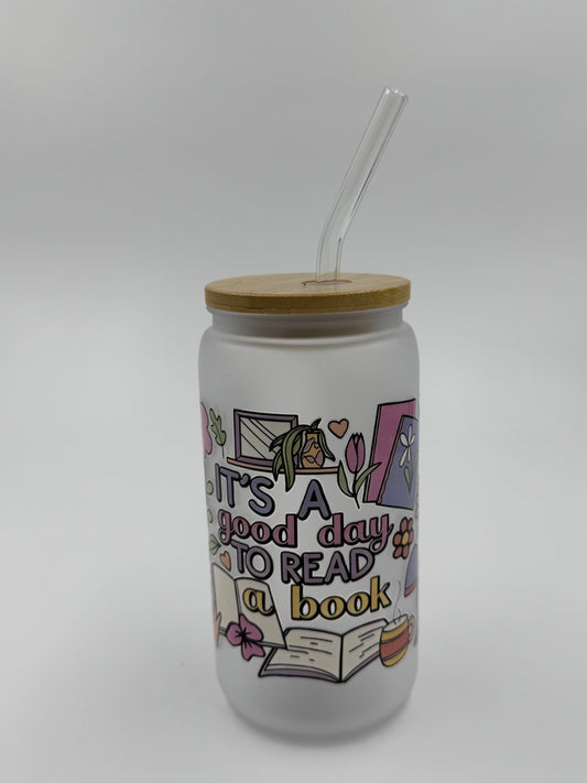 Bookish Plastic Can Cup