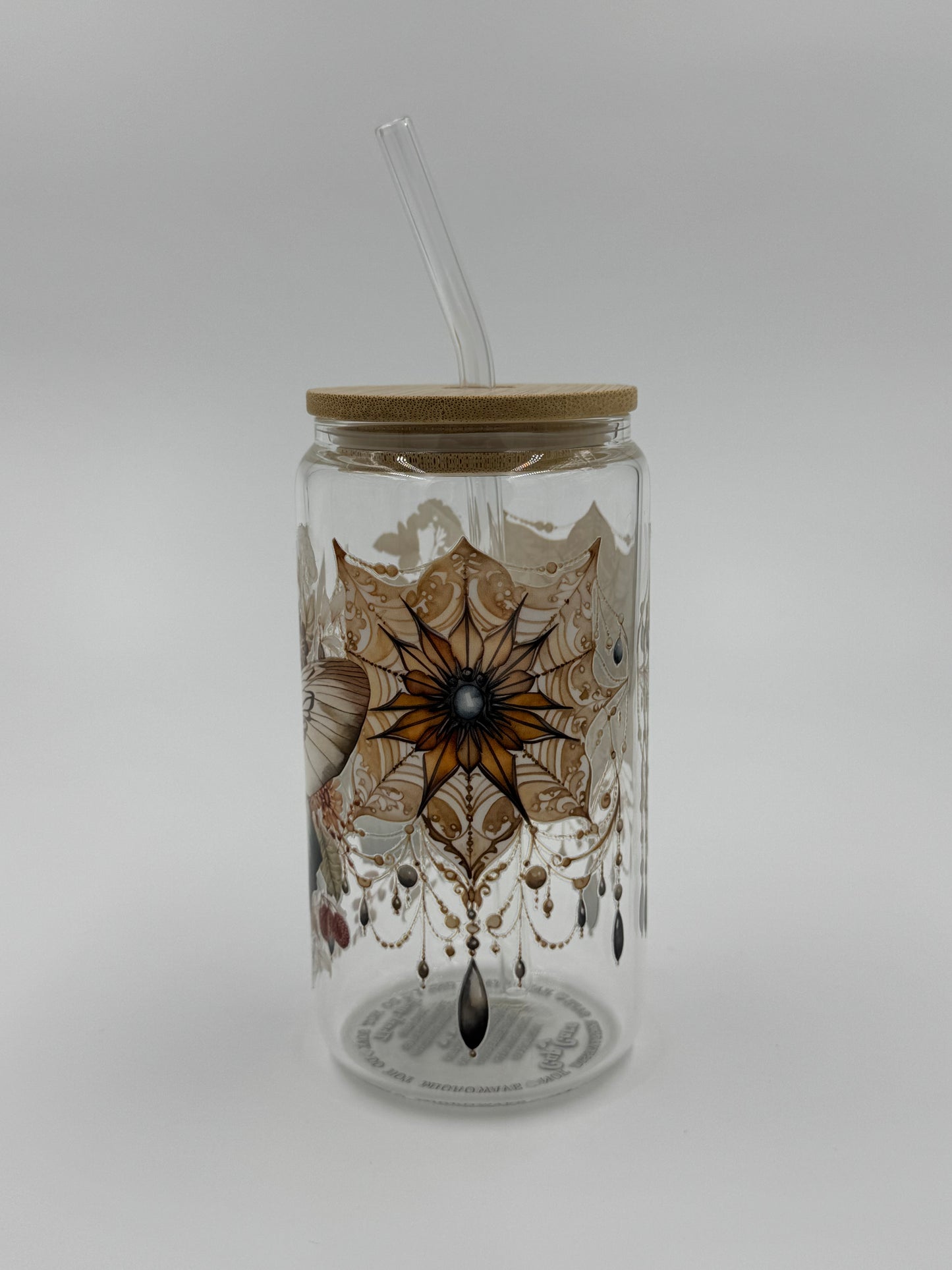 Moth Glass Can Cup
