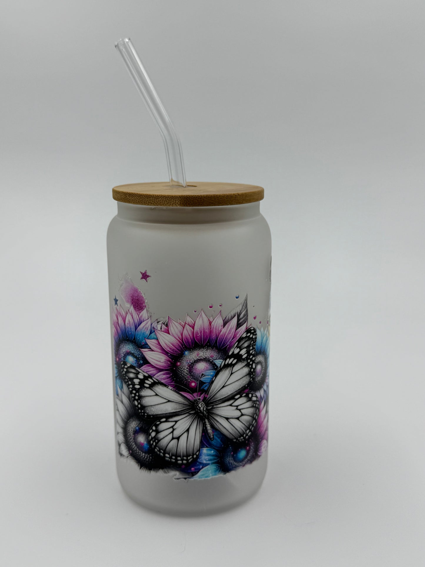 “I’m Not Perfect I’m Limited Edition” Frosted Glass Can Cup