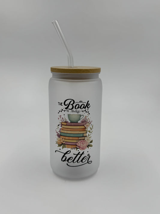 Bookish Plastic Can Cup
