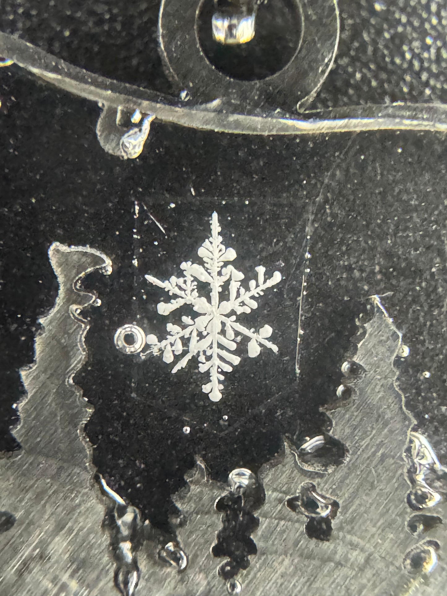 Bear Snowflake Pendant 010626-02