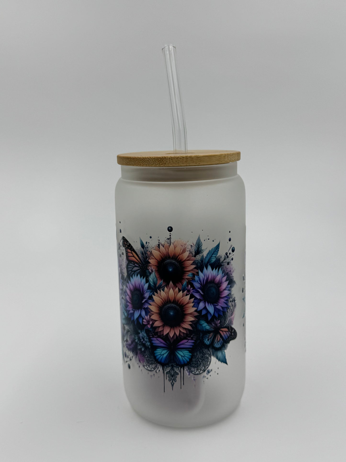F Around and Find Out Frosted Glass Can Cup