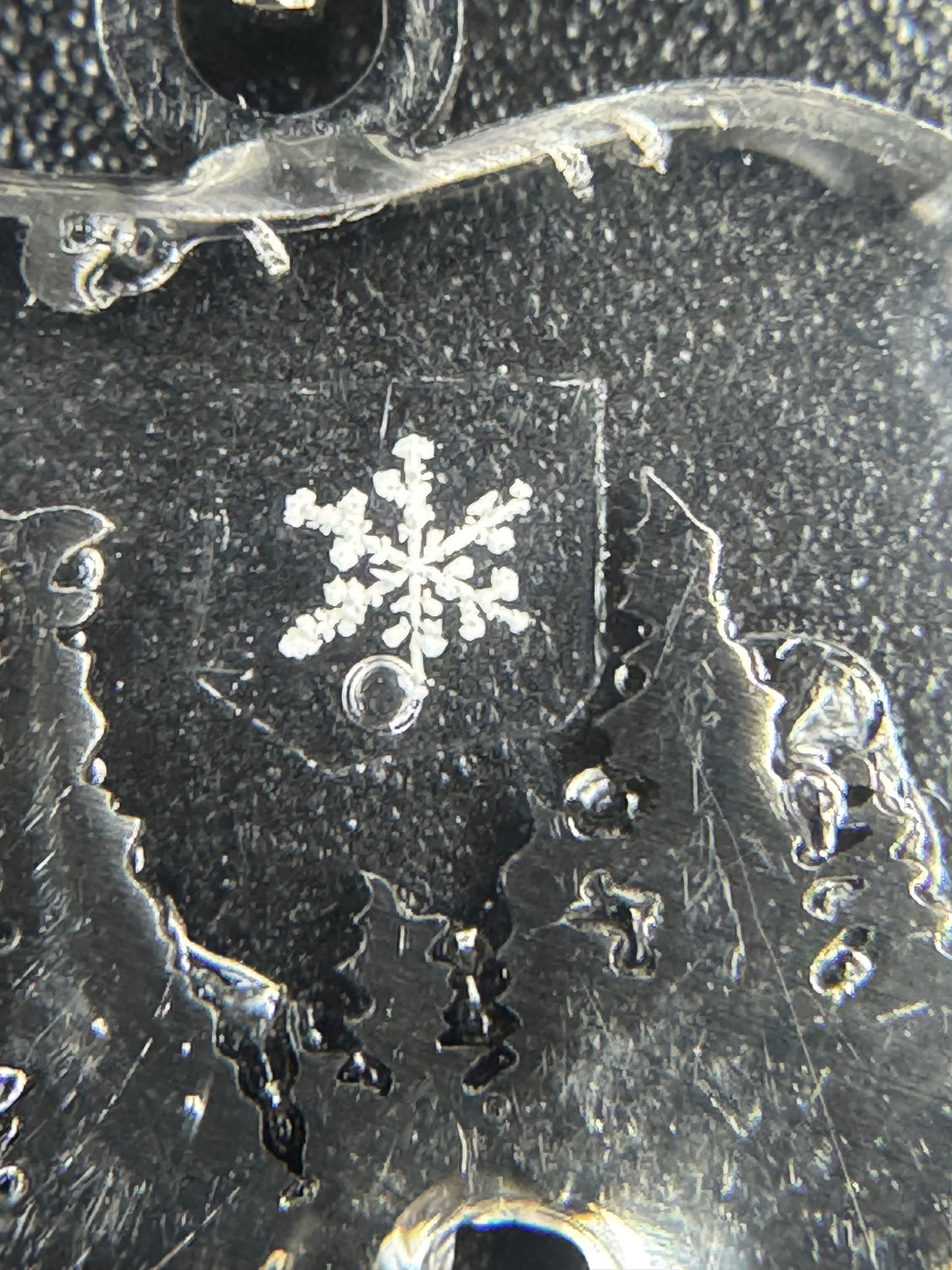 Bear Snowflake Pendant 010626-03