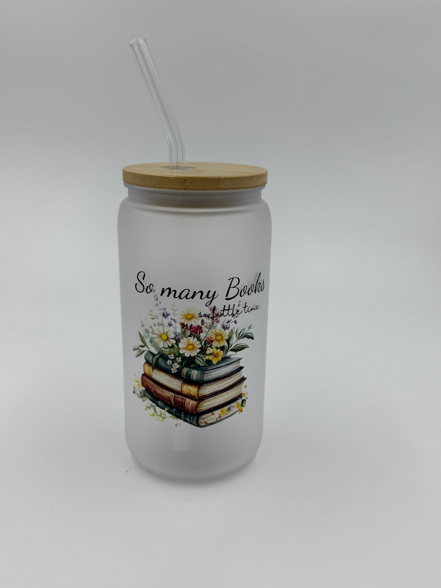 “So Many Books…” Plastic Can Cup