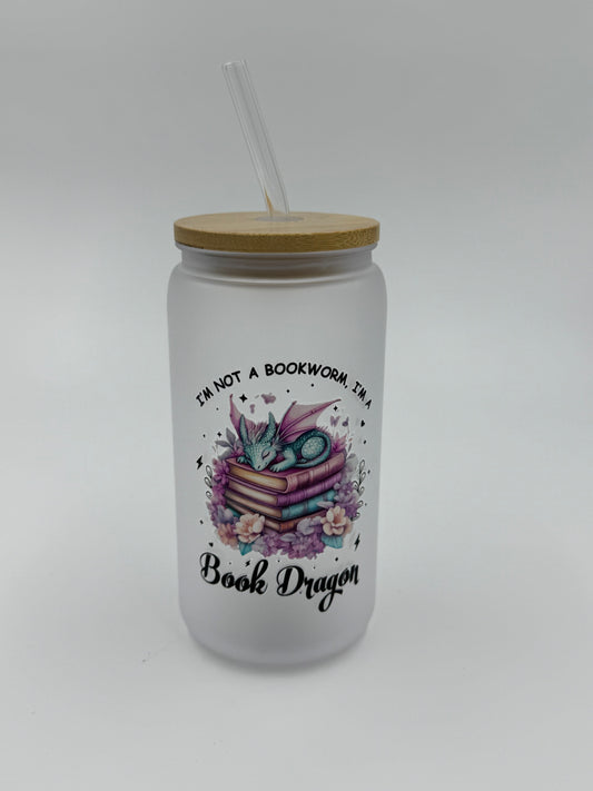 Book Dragon Plastic Can Cup