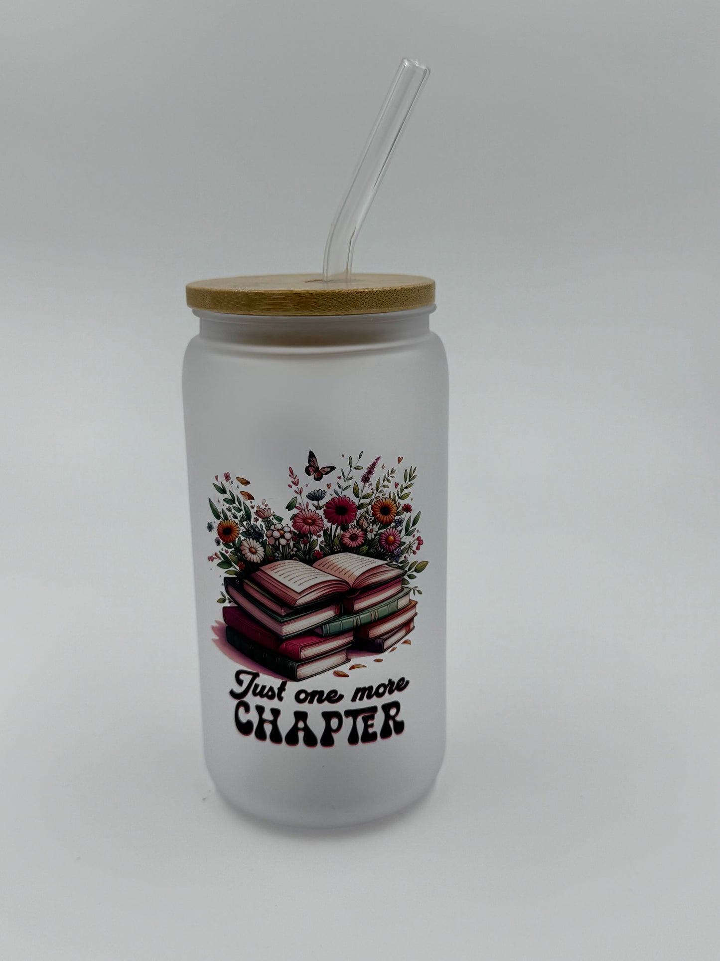 “Just One More Chapter” Plastic Can Cup