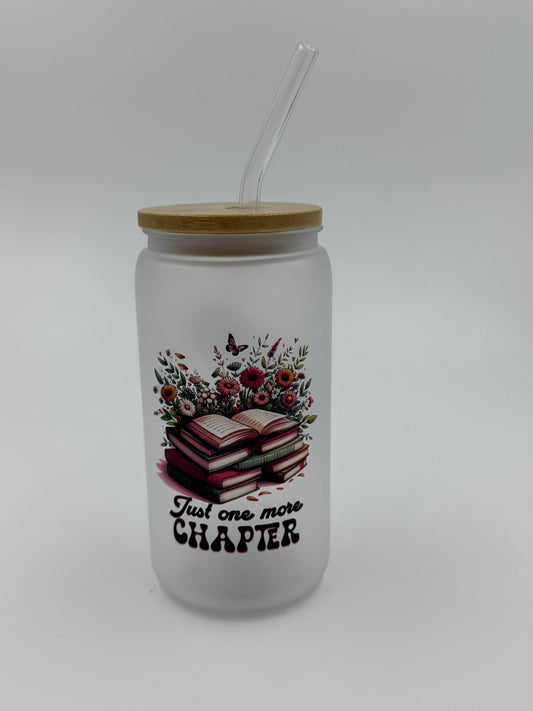 “Just One More Chapter” Plastic Can Cup