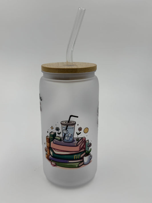 Bookish Plastic Can Cup