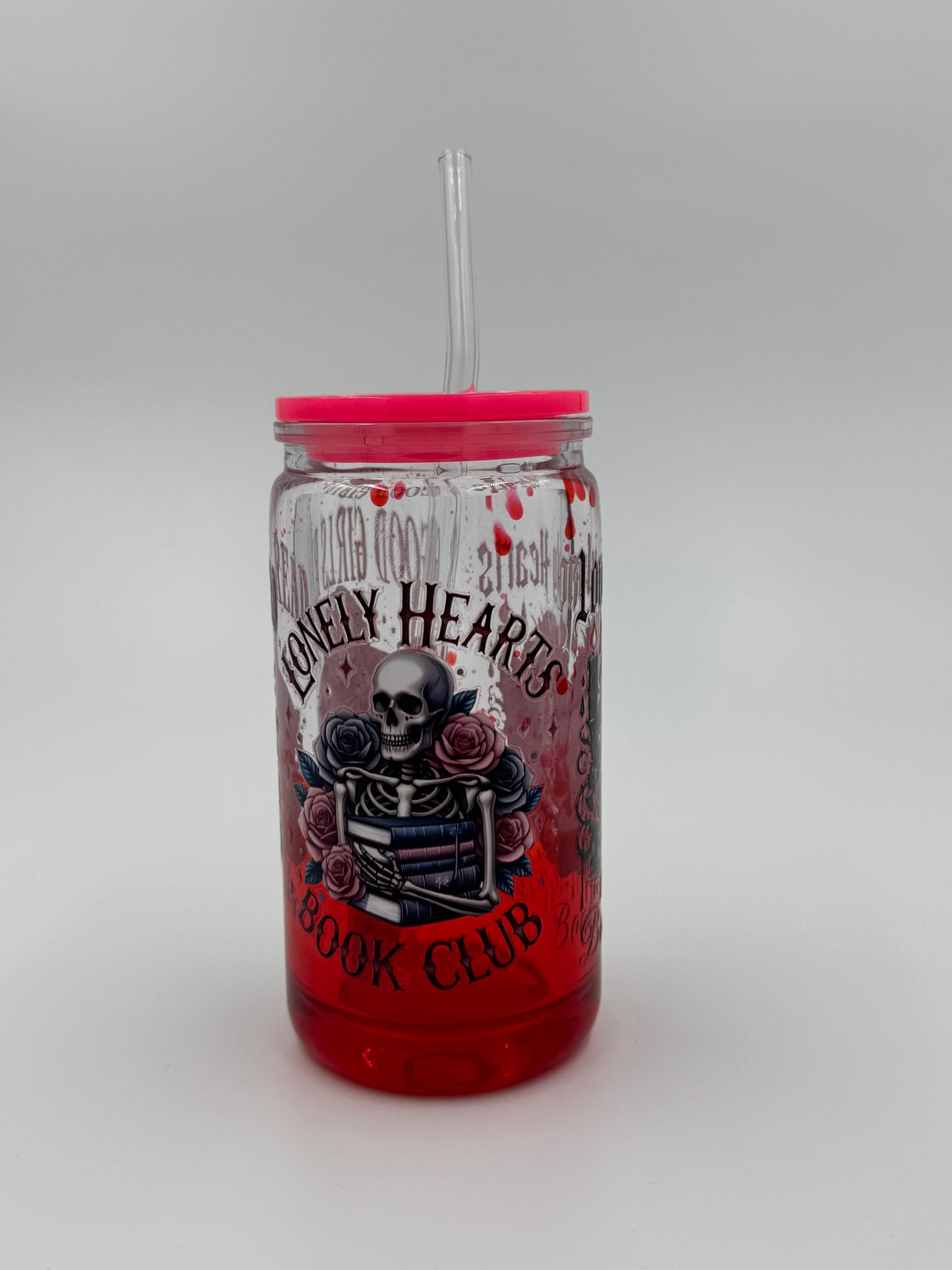 Bookish Lava Drip Can Cup