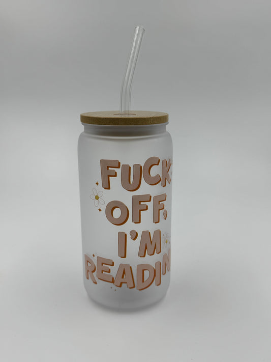 F off I’m Reading Plastic Can Cup